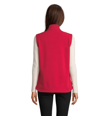 Logo trade promotional gifts image of: RACE BW WOMENSOFTSHELL