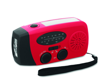 Logotrade business gift image of: Portable radio SOS with LED torch