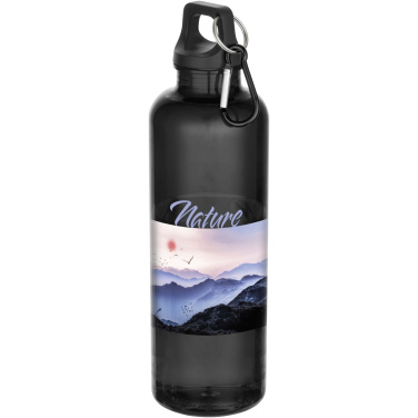 Logo trade promotional merchandise photo of: Oregon 750 ml RCS recycled plastic water bottle with carabiner