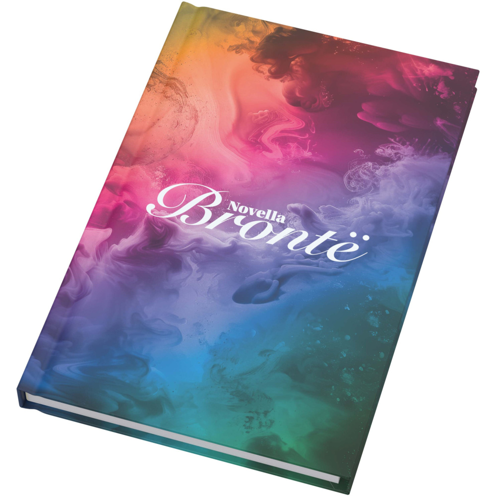 Logo trade corporate gift photo of: Novella Brontë A5 matt hard cover notebook - 100 sheets