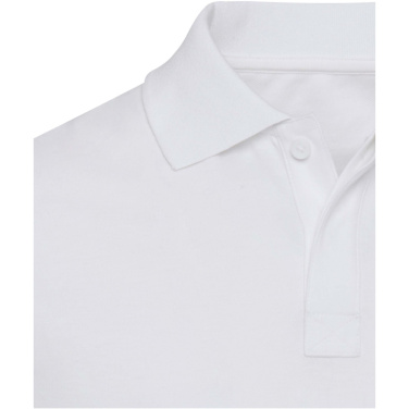 Logo trade advertising products image of: Graphite 180 g/m² short sleeve unisex OCS organic polo