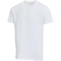 Balfour 200 g/m² short sleeve v-neck unisex OCS organic t-shirt, White