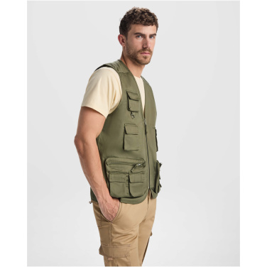 Logotrade promotional merchandise picture of: Venera 200 g/m2 v-neck multi-pocket workwear vest