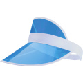 Bright cap with transparent visor, Blue
