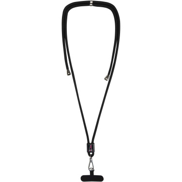 Logotrade corporate gift image of: Vega adjustable recycled smartphone lanyard