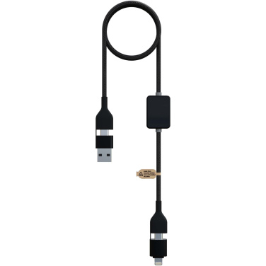 Logo trade promotional items picture of: SCX.design C32 60W switch charging cable with light-up logo