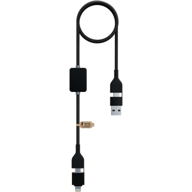 Logo trade promotional items image of: SCX.design C32 60W switch charging cable with light-up logo