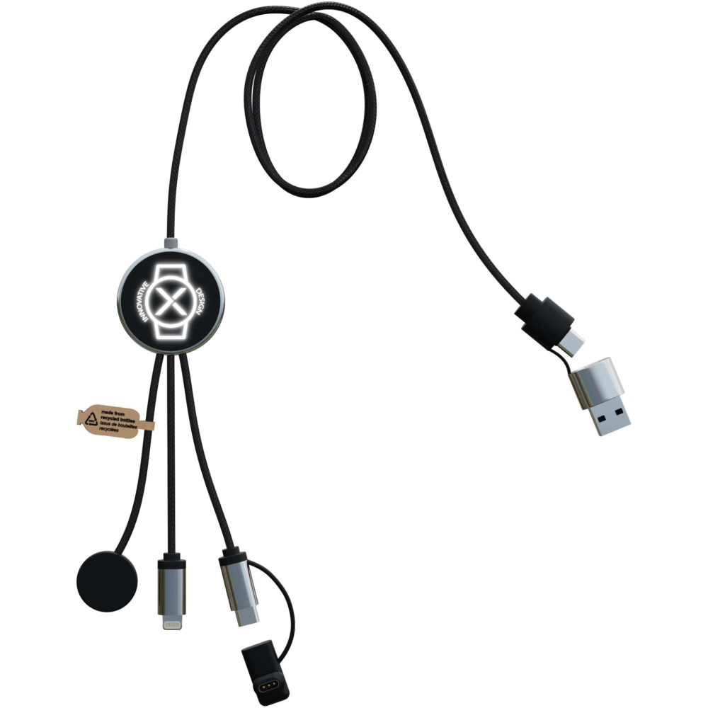 Logotrade corporate gift picture of: SCX.design C34 7-in-1 smartwatch charging cable 