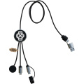 SCX.design C34 7-in-1 smartwatch charging cable , Black