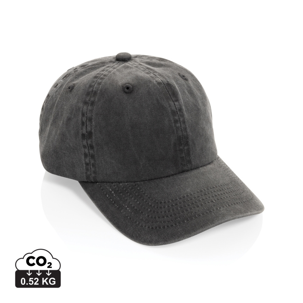 Logotrade promotional giveaway picture of: BEAU AWARE™ Washed 6 panel 270gsm cotton twill cap
