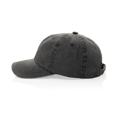Logo trade corporate gift photo of: BEAU AWARE™ Washed 6 panel 270gsm cotton twill cap