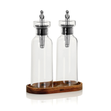 Logo trade business gift photo of: AdHoc Menage AromaPour Oil and vinegar pourer set 300ml