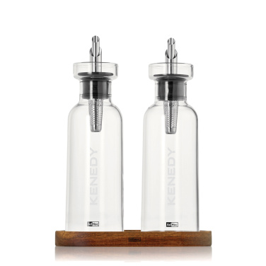 Logo trade promotional merchandise photo of: AdHoc Menage AromaPour Oil and vinegar pourer set 300ml