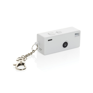 Logo trade corporate gift photo of: Cliq it RCS recycled Keychain Camera
