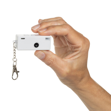 Logotrade promotional gift picture of: Cliq it RCS recycled Keychain Camera