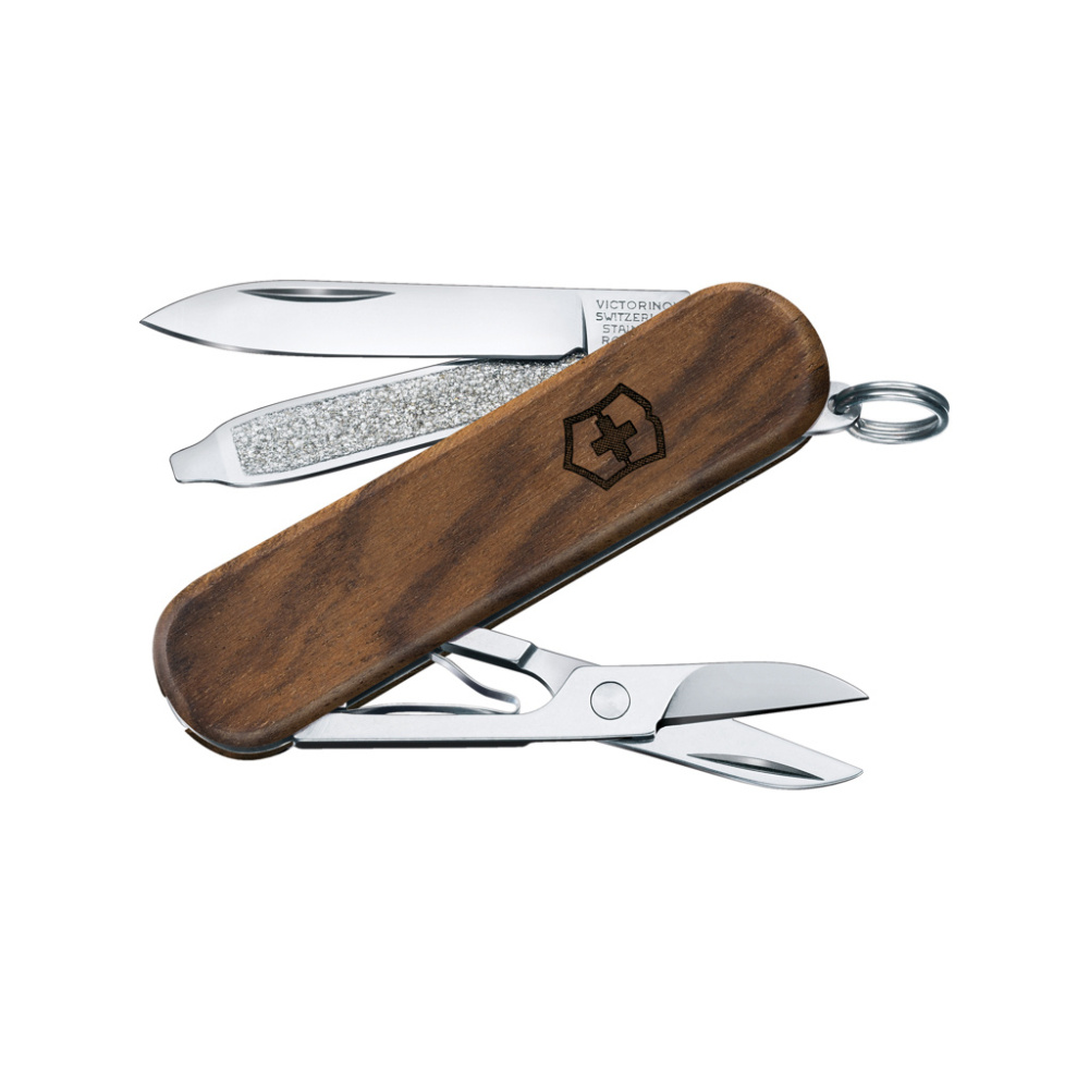 Logotrade corporate gifts photo of: VICTORINOX Pocket Knife Classic SD Wood 5 functions