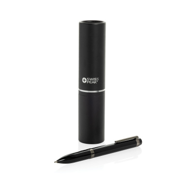 Logotrade corporate gift picture of: Swiss peak OSLO recycled stainless steel deluxe pen