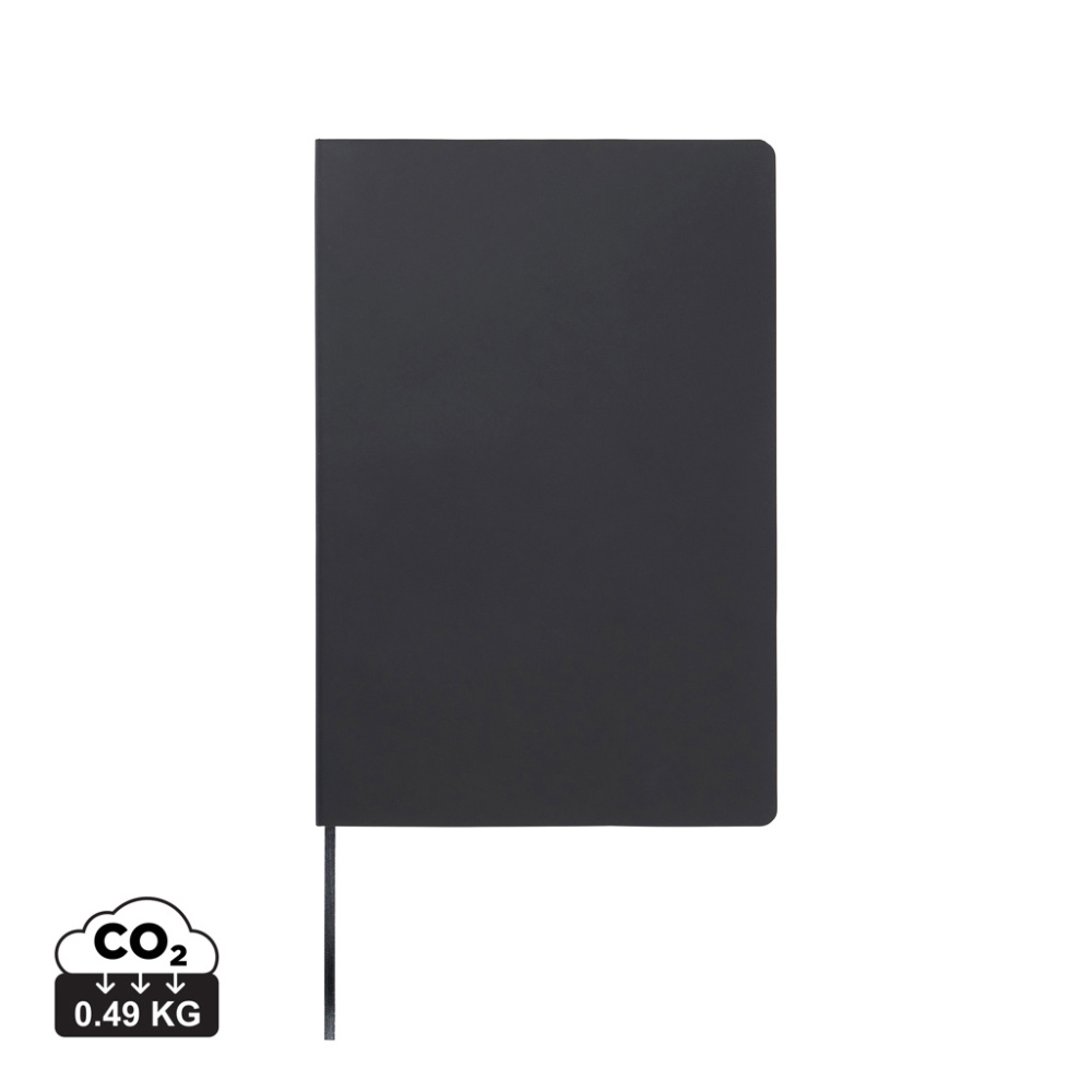 Logo trade advertising products image of: VINGA Baltimore RCS PU softcover notebook