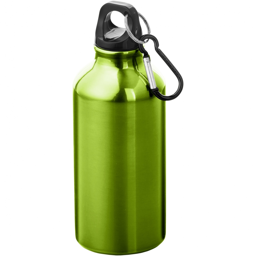 Logotrade reklaamtooted pilt: Oregon 400 ml alumiiniumist veepudel karabiiniga