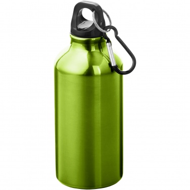 Logotrade reklaamkingituse foto: Oregon 400 ml alumiiniumist veepudel karabiiniga