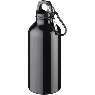 Logotrade firmakingituse foto: Oregon 400 ml alumiiniumist veepudel karabiiniga