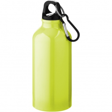 Logo trade reklaamkingituse pilt: Oregon 400 ml alumiiniumist veepudel karabiiniga