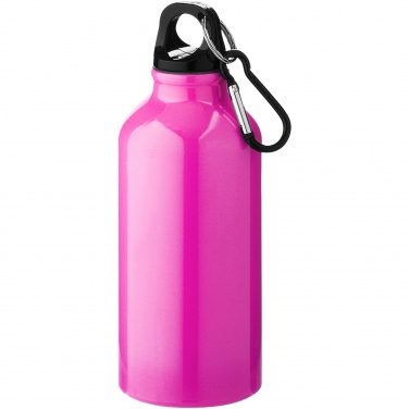 Logotrade reklaamkingitused pilt: Oregon 400 ml alumiiniumist veepudel karabiiniga