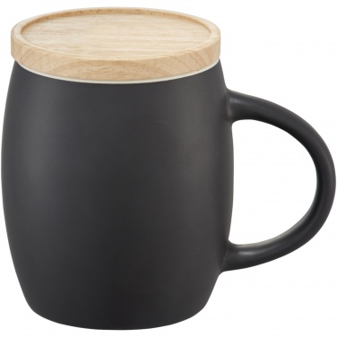 Logo trade meene pilt: Kolde 400 ml keraamiline kruus puidust alusega