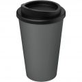 Americano® 350 ml taaskasutatud materjalist kohvitops, Hall / tahke must