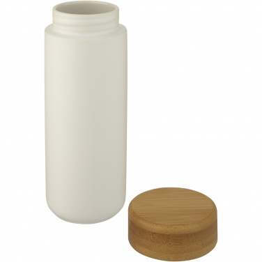 Logotrade meene foto: Lumi 300 ml keraamiline termoskruus bambusest kaanega