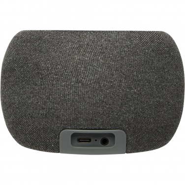 Logo trade firmakingituse pilt: Ecofiber bambusest/RPET Bluetooth® kõlar ja juhtmevaba laadimisalus