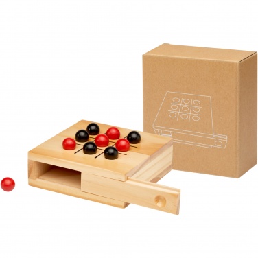 Logo trade ärikingi pilt: Strobus puidust tic-tac-toe mäng