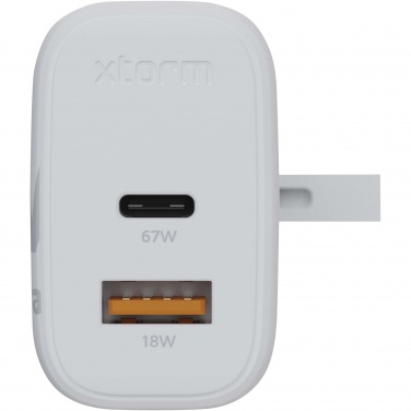 Logotrade reklaamkingid pilt: Xtorm XEC067G GaN² Ultra 67W seinalaadija - Ühendkuningriigi pistik