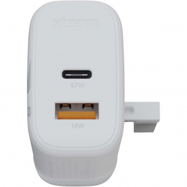 Logotrade reklaamkingid pilt: Xtorm XEC067G GaN² Ultra 67W seinalaadija - Ühendkuningriigi pistik