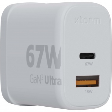 Logo trade ärikingi pilt: Xtorm XEC067G GaN² Ultra 67W seinalaadija - Ühendkuningriigi pistik