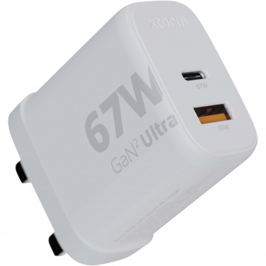 Logotrade ärikingid pilt: Xtorm XEC067G GaN² Ultra 67W seinalaadija - Ühendkuningriigi pistik