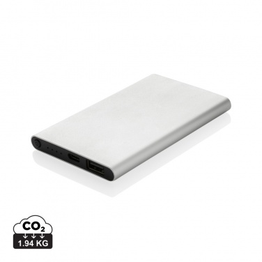 Logo trade firmakingid foto: RCS-i taaskasutatud plastist/alumiiniumist 4000 mah C-tüüpi akupank