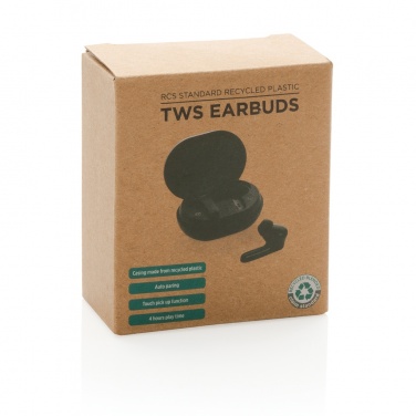 Logotrade ärikingi foto: RCS standardsed taaskasutatud plastikust TWS kõrvaklapid