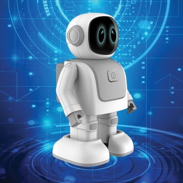 Logo trade reklaamkingituse pilt: Robert, tantsiv robot kõneleja