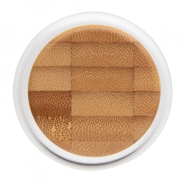 Logo trade ärikingituse pilt: Impact borosilikaatklaasist pudel bambusest kaanega