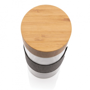 Logotrade firmakingituse foto: Impact topeltseinaga borosilikaatklaasist pudel