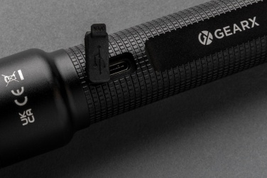 Logo trade ärikingitused foto: Gear X RCS taaskasutatud alumiiniumist USB-taaslaetav suur taskulamp