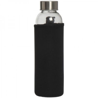 Logotrade firmakingitused pilt: Klaaspudel Klagenfurt roostevabast terasest korgiga 500 ml