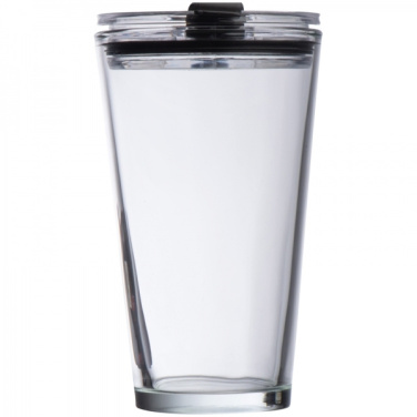 Logotrade firmakingid pilt: Kaanega klaasist kruus WATTENSCHEID 400 ml