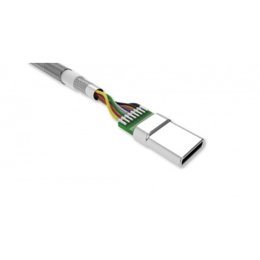 Logotrade ärikingitused pilt: Nailonist andmeedastuskaabel LK30 Type - C Quick Charge 3.0