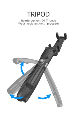 Logo trade reklaamtoote pilt: Statiiviga selfie stick, K06