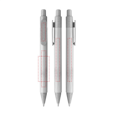 Logotrade ärikingid pilt: Bamboo Wheat Pen nisuõlgedest pastapliiats