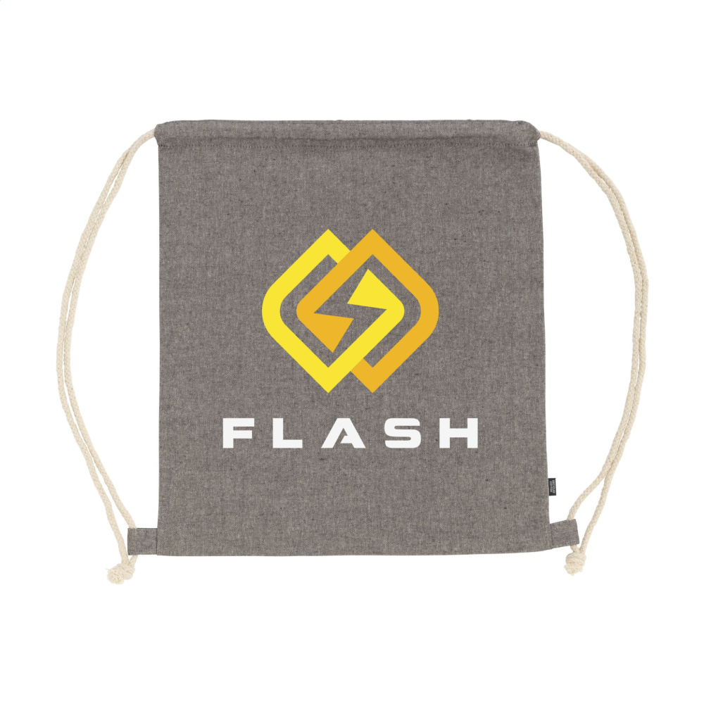Logotrade reklaamkingi foto: GRS Recycled Cotton PromoBag (180 g/m²) seljakott