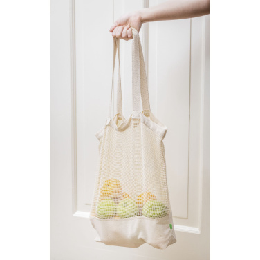 Logo trade reklaamkingi pilt: Natura Organic Mesh Shopper (180 g/m²) ostukott