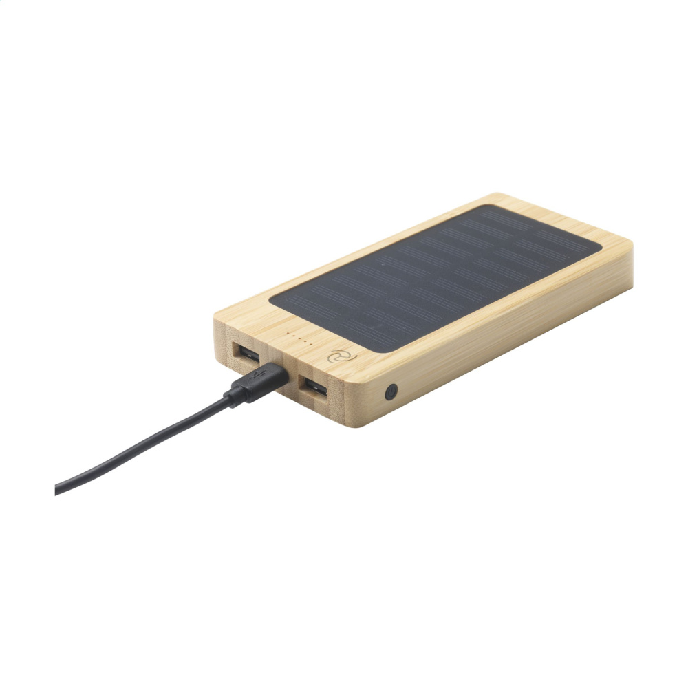 Logotrade ärikingid pilt: Solar Powerbank 8000+ juhtmevaba laadija